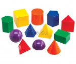 Набор геометрических фигур (12 шт., 8 см) - Файв - оснащение школ и детских садов