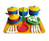 Набор посуды для кукол Хозяюшка - Файв - оснащение школ и детских садов
