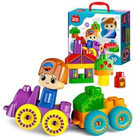 Конструктор Baby Blocks. Веселый паровозик (30 дет.) - Файв - оснащение школ и детских садов