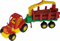 Крепыш трактор с полуприцепом-лесовозом - Файв - оснащение школ и детских садов