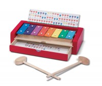 Ксилофон 8 тонов (с карточками нотами) - Файв - оснащение школ и детских садов