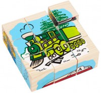 Кубики Сложи рисунок: транспорт - Файв - оснащение школ и детских садов