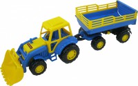 Мастер трактор с прицепом №2 и ковшом - Файв - оснащение школ и детских садов