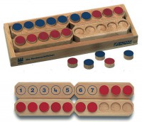 Математические кораблики деревянные (серия от 1 до 20) - Файв - оснащение школ и детских садов
