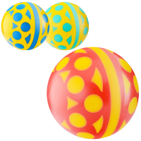 Мяч резиновый 100 мм (трафарет) - Файв - оснащение школ и детских садов
