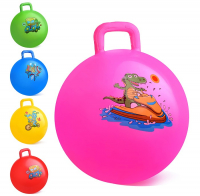 Мяч-прыгун с ручкой 65 см - Файв - оснащение школ и детских садов