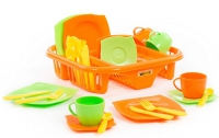 Набор детской посуды Алиса (с сушилкой и подносом на 4 персоны) - Файв - оснащение школ и детских садов