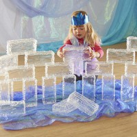 Набор прозрачных пластиковых кирпичей - Файв - оснащение школ и детских садов