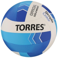 Мяч волейбольный TORRES Simple Color (размер 5) - Файв - оснащение школ и детских садов