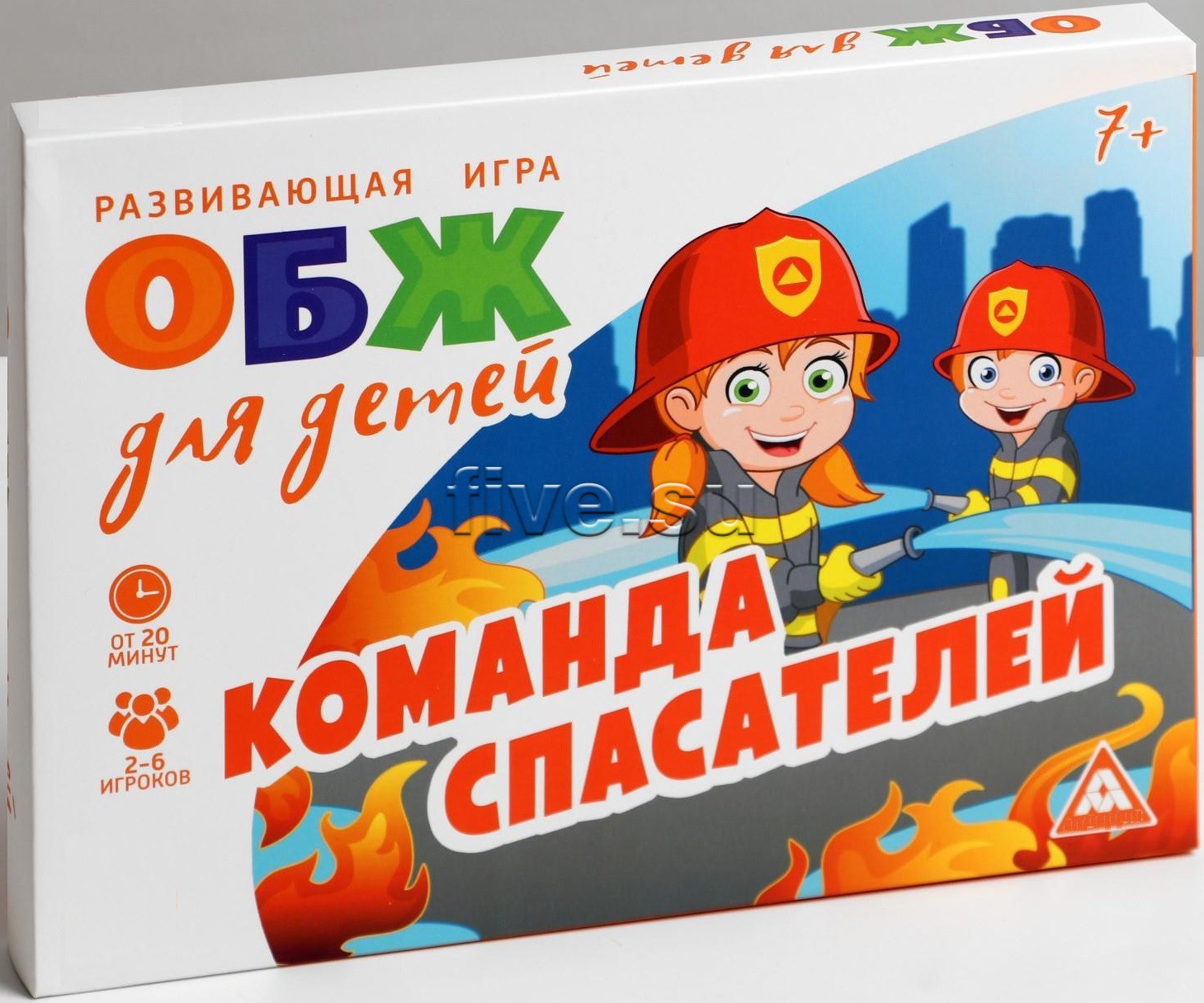 Игра развивающая по ОБЖ. 7-9 лет. Команда спасателей