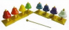 Колокольчики 8 шт. на подставках - Файв - оснащение школ и детских садов