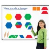 Блоки геометрические магнитные демонстрационные - Файв - оснащение школ и детских садов