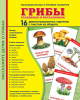 Комплект карточек. Грибы съедобные и несъедобные (в папке, 16 дем. и 16 раздат.) - Файв - оснащение школ и детских садов