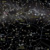Карта звездного неба настольная (58х38 см, лам.) - Файв - оснащение школ и детских садов