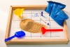 Игровой набор для экспериментов с песком. Песочница малая настольная (бук) - Файв - оснащение школ и детских садов