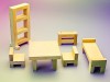 Игровой набор Фребеля. Мебель для кукольного домика - Файв - оснащение школ и детских садов