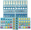 Комплект карточек. Отрезок натурального ряда чисел (110 карт., лам., с магнитным креплением) - Файв - оснащение школ и детских садов