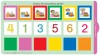 Развивающий тренажер. Разноцветные окошки 3-5 лет. Дополнительный набор карточек к базовому комплекту - Файв - оснащение школ и детских садов