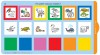 Развивающий тренажер. Разноцветные окошки 5-7 лет. Дополнительный набор карточек к базовому комплекту - Файв - оснащение школ и детских садов