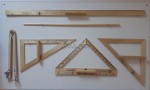Комплект инструментов классных (деревянных) с настенной панелью - Файв - оснащение школ и детских садов