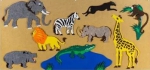 Конструктор из ковролина. Животные Африки - Файв - оснащение школ и детских садов
