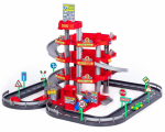 Паркинг 4-уровневый с дорогой и автомобилями (красный) - Файв - оснащение школ и детских садов