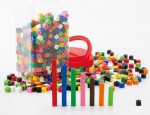 Соединяющиеся кубики (1 см, 10 цветов, 1000 шт.) - Файв - оснащение школ и детских садов