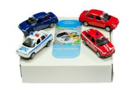 Комплект моделей автомобилей на магнитах (8 шт.) - Файв - оснащение школ и детских садов