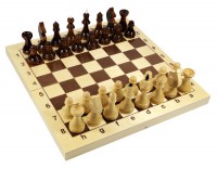 Шахматы деревянные (поле 30х30 см) - Файв - оснащение школ и детских садов