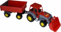 Алтай трактор с прицепом №2 и ковшом - Файв - оснащение школ и детских садов