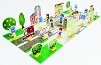 Игра настольно-напольная. Дорожное движение в городе - Файв - оснащение школ и детских садов