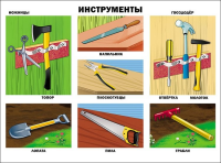 Плакат Инструменты - Файв - оснащение школ и детских садов