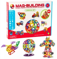 Магнитный конструктор. Mag-Building (138 деталей) - Файв - оснащение школ и детских садов