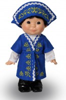 Кукла Веснушка в казахском костюме мальчик - Файв - оснащение школ и детских садов