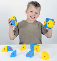 Набор Полидрон Магнитные блоки 3D. Сферы и цилиндры - Файв - оснащение школ и детских садов