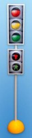 Светофор с транспортными и пешеходными сигналами - Файв - оснащение школ и детских садов