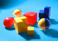 Набор для объемных представлений дробей в виде шаров и кубов - Файв - оснащение школ и детских садов