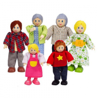 Набор кукол. Европейская семья (6 шт.) - Файв - оснащение школ и детских садов