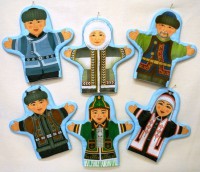 Набор кукол-перчаток. Якутская семья - Файв - оснащение школ и детских садов