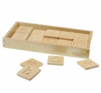 Набор тактильных плиток (алфавит, цифры, фигуры) - Файв - оснащение школ и детских садов