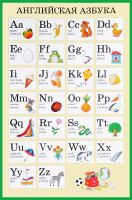 Плакат. Английская азбука - Файв - оснащение школ и детских садов