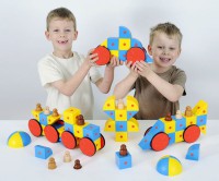 Набор Полидрон Магнитные блоки 3D Супер (комплект на группу, 68 деталей) - Файв - оснащение школ и детских садов