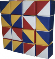 Игровой набор. Сложи узор (из кубиков 30х30 см) - Файв - оснащение школ и детских садов