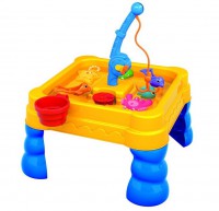 Стол с крышкой для игр с песком и водой. Веселая рыбалка - Файв - оснащение школ и детских садов