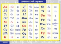Таблица. Латинский алфавит (100х140 см, винил) - Файв - оснащение школ и детских садов