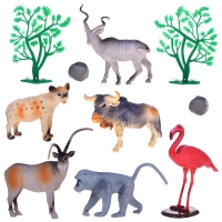 Набор фигурок. Животные Африки (10 шт.) - Файв - оснащение школ и детских садов